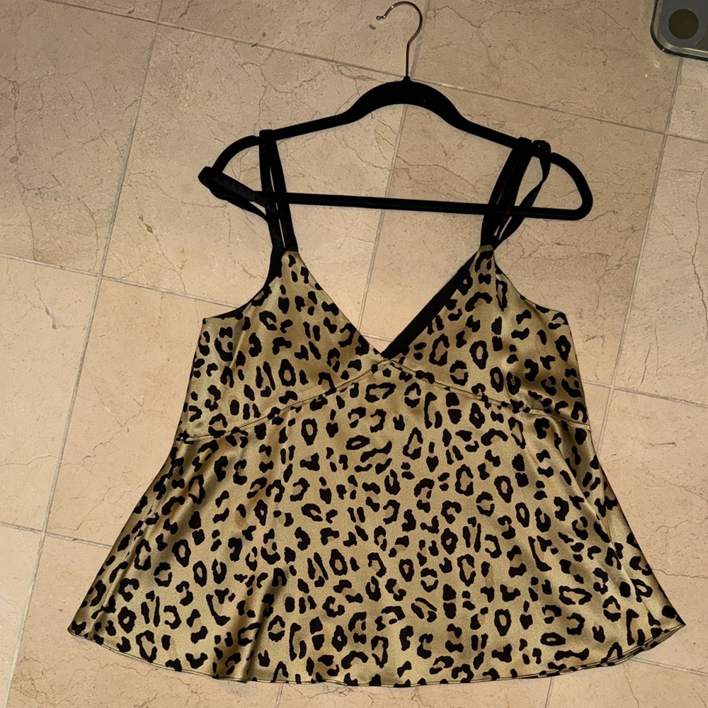 Leopard Print 100% top cinq a sept